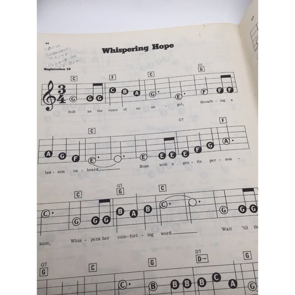 EZ Play Today Sacred Sounds Hal Leonard Publishing #22 Keyboard Sheet Music 1975 - Picture 4 of 4